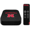 University of Nebraska Collegiate Text Black Apple TV Skin